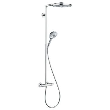 Hansgrohe Raindance Select S Showerpipe 240 2jet mit Thermostat, weiss/chrom