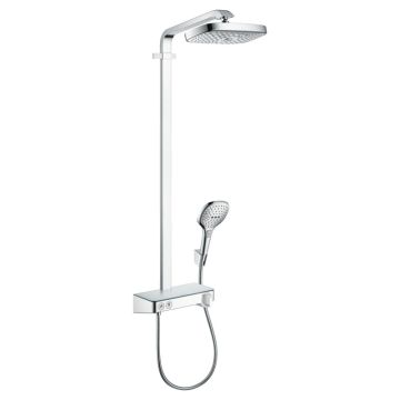 Hansgrohe Raindance Select E Showerpipe 300 2jet Shower Select in chrom