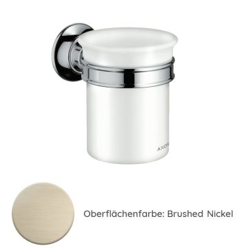 Axor Montreux Zahnputzbecher in Brushed Nickel