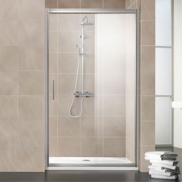 HSK Favorit Duschtür für Nische 1 Gleittür 1 Festelement