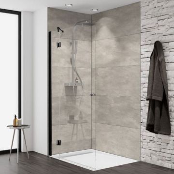 HSK Walk In Aperto - Drehtür + Festelement