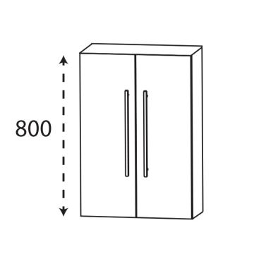 Laguna Ergänzungsschrank Oberschrank - 60 cm Skizze