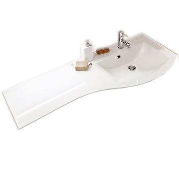 Laguna Laola Möbelwaschtisch STONEPLUS 140,6 cm Variante links