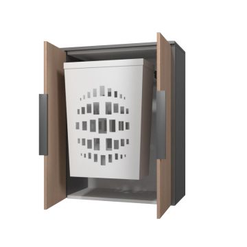 Laguna Ergänzungsschrank Highboard - 64,2 cm geöffnet