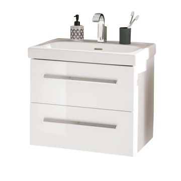 Lanzet K1 Waschtisch mit Unterschrank - 61 cm, Keramik-WT und WTU