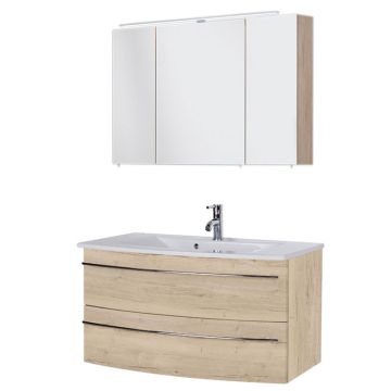 Marlin Bad 3040 - CITYplus Badmöbel Set 10 - 91 cm