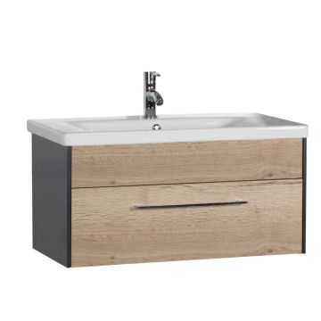 Marlin Bad 3400 Waschtisch mit Unterschrank - 80 cm