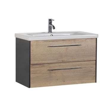 Marlin Bad 3400 Waschtisch mit Unterschrank - 80 cm