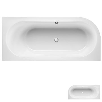 Mauersberger Primo 1 Oval-Badewanne 180 x 80 cm uno