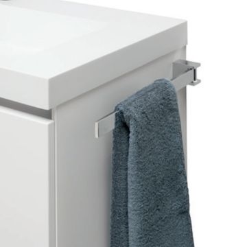 Nobilia Zubehör Handtuchhalter - zur Korpus- oder Wandmontage, Chrom Glanz