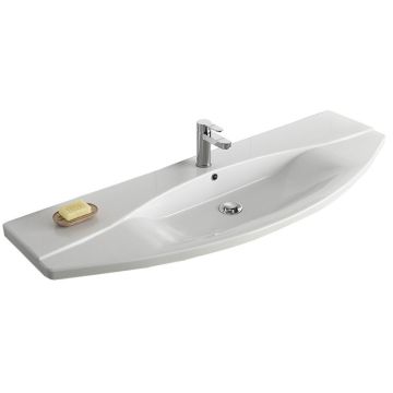 Pelipal Serie 4010 Möbelwaschtisch / Keramikwaschtisch - 144 cm