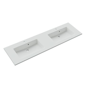 Pelipal Serie 6010 Mineralmarmor-Doppelwaschtisch 183 cm