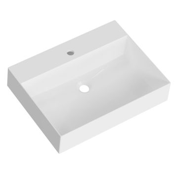 Pelipal PCON Keramik-Aufsatzbecken Elegance Squared 60 cm