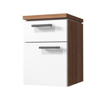 Puris Cool Line Unterschrank 40 cm, mit 1 Tür und 1 Schubkasten