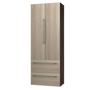 Puris Kera Plan Hochschrank - 60 cm, 2 Türen, 2 Auszüge