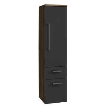 Puris Kera Plan Mittelschrank - 30 cm, mit 1 Tür, 1 Auszug, 1 Schubkasten