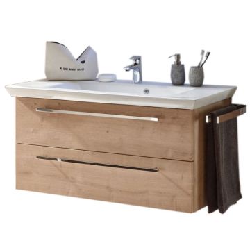 Puris Kera Plan Waschtisch mit Unterschrank - 96 cm