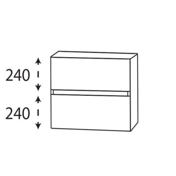 Puris Kera Plan Unterschrank - 30 cm Skizze