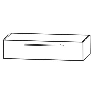 Puris Kera Plan Plattenunterschrank 100 cm 1 Auszug Skizze