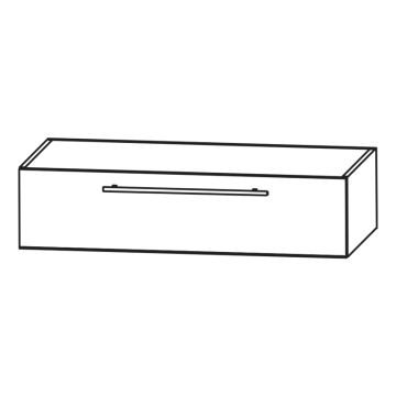 Puris Kera Plan Plattenunterschrank 90 cm 1 Auszug Skizze
