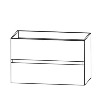 Puris Kera Plan Plattenunterschrank - 40 cm Skizze