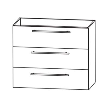 Puris Kera Plan Waschtischunterschrank - 100 cm