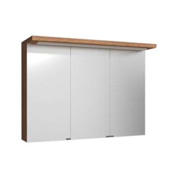 Puris Star Line Spiegeschrank 90 cm Gesimsboden