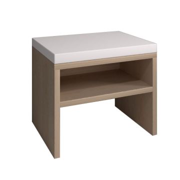 Puris Star Line Sitzbank mit Ablagefach und Sitzkissen 60 cm