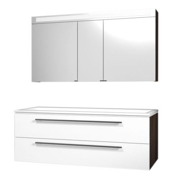 Puris Star Line Badmöbel Set 120 cm mit Spiegelschrank