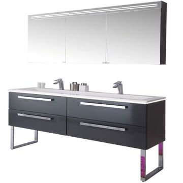 Puris Star Line Badmöbel Set 160 cm mit Spiegelschrank