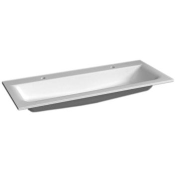 Puris Star Line Möbelwaschtisch Glas Doppelwaschtisch 120,6 cm