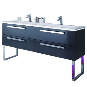 Puris Star Line Doppelwaschtisch mit Unterschrank 160 cm