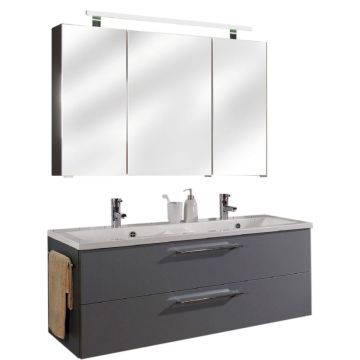 Puris Fresh Badmöbel Set 21 - 120 cm, Spiegelschrank Serie A