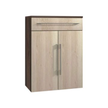 Puris Linea Highboard mit 1 Schubkasten 2 Türen und Abdeckplatte