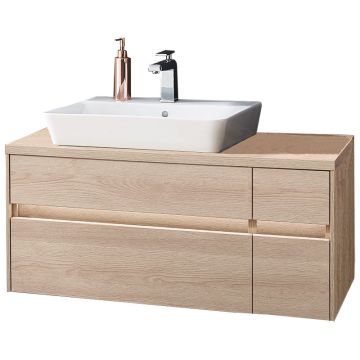 Puris Unique Waschtisch mit Unterschrank Set 5 - 102 cm links