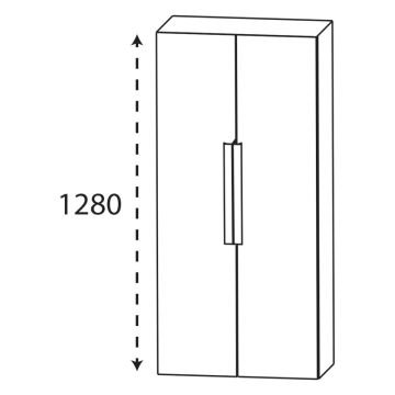 Puris Modern Life Mittelschrank - 60 cm Skizze Griff