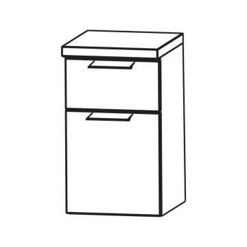 Puris Rounds Unterschrank - 40 cm Skizze