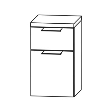 Puris Rounds Unterschrank - 40 cm Skizze