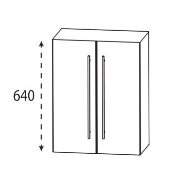Puris Cmano Oberschrank - 60 cm Skizze