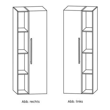 Puris Cmano Mittelschrank - 50 cm Skizze