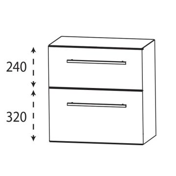 Puris Cmano Unterschrank - 60 cm Skizze