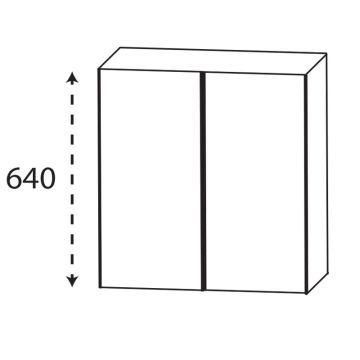 Puris Cpuro Oberschrank - 60 cm Skizze