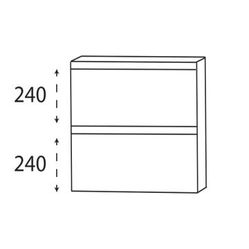 Puris Cpuro Unterschrank - 30 cm Skizze