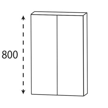 Puris Vialli Oberschrank - 60 cm Skizze