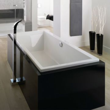 Repabad Genf Rechteck-Badewanne - 190 - Acryl - ca. 295 Liter