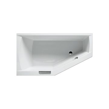 Riho Raumspar-Badewanne Geta Rechts - Acryl - 160 x 90 cm, Weiß