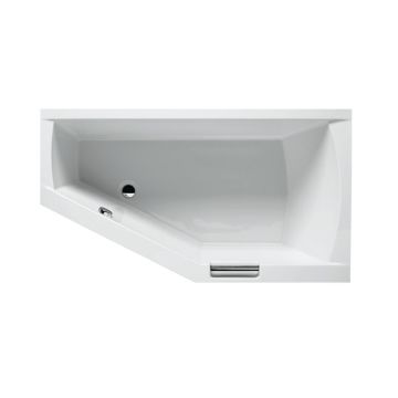 Riho Raumspar-Badewanne Geta Links - Acryl - 160 x 90 cm, Weiß