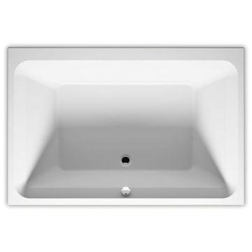 Riho Rechteck-Badewanne Castello - Acryl - 180 x 120 cm, Farbe Weiß