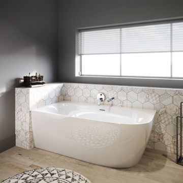 Riho Badewannen Eck Corner Rechts - Acryl - 170 x 80 cm, freistehend