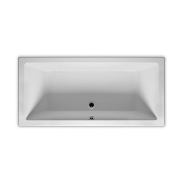 Riho Rechteck-Badewanne Lugo - Acryl - 170 x 75 cm, Farbe Weiß